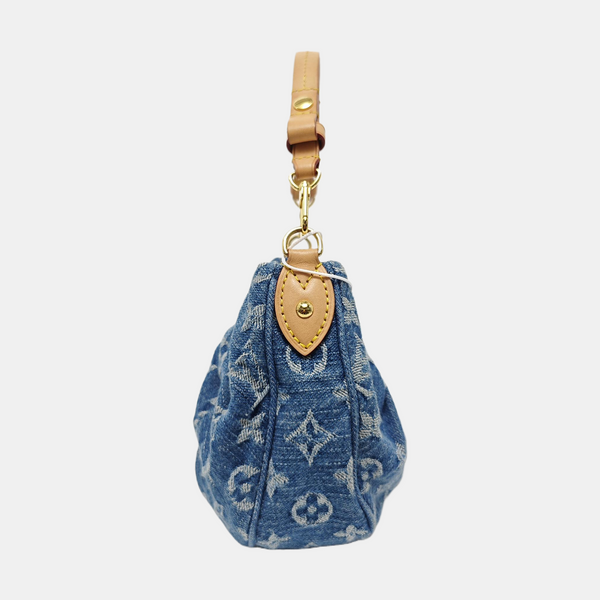 Pochette Valley Monogram Denim Blue