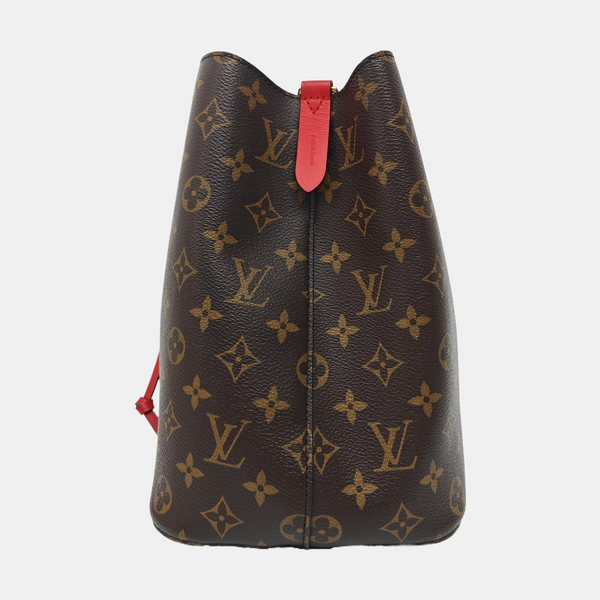 NÉONOÉ MM Monogram Coated Canvas Brown