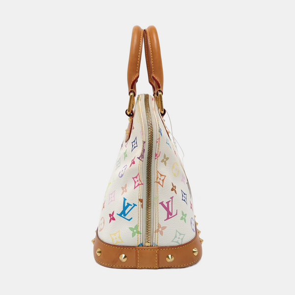 LV × TM ALMA PM Monogram Coated Canvas White