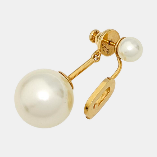 My Abcdior Tribale Brass White Earrings