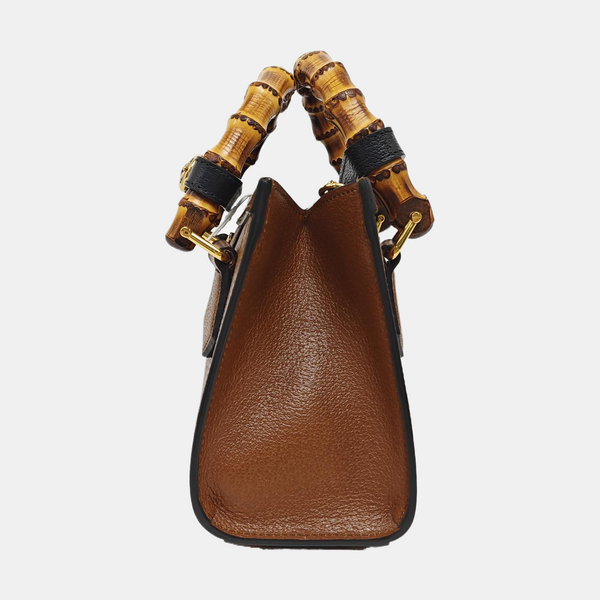 Diana Mini Calfskin Brown