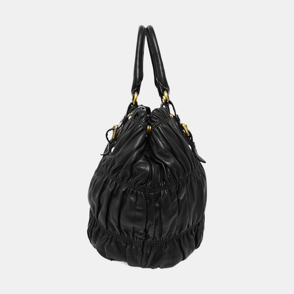 Gaufre Calfskin Black