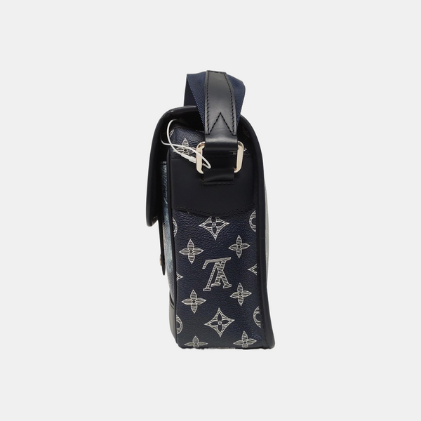 SAVANE PM Monogram Coated Canvas Blue