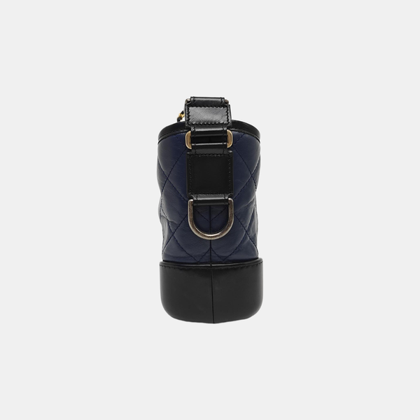GABRIELLE Small Quilted Calfskin Blue