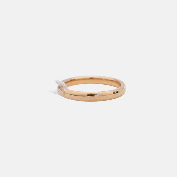 Tendrement Signature 18k Rose Gold Ring EU 60