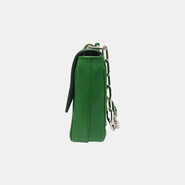 Sound Bag Saffiano Calfskin Green