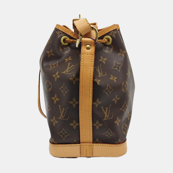 NOÉ BB Monogram Coated Canvas Brown