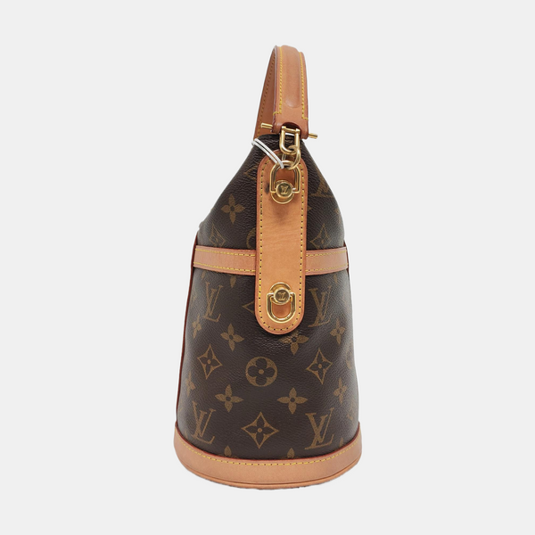 DUFFLE Monogram Coated Canvas Brown