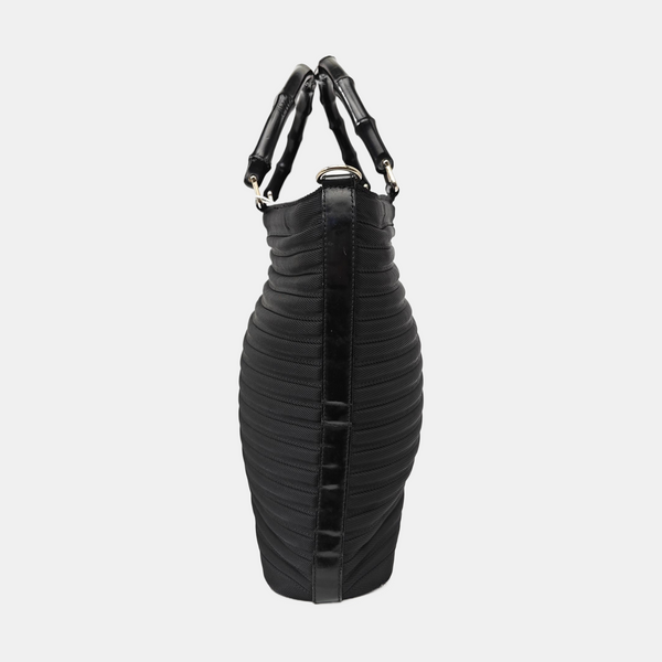 Fabric Shoulder Bag Black