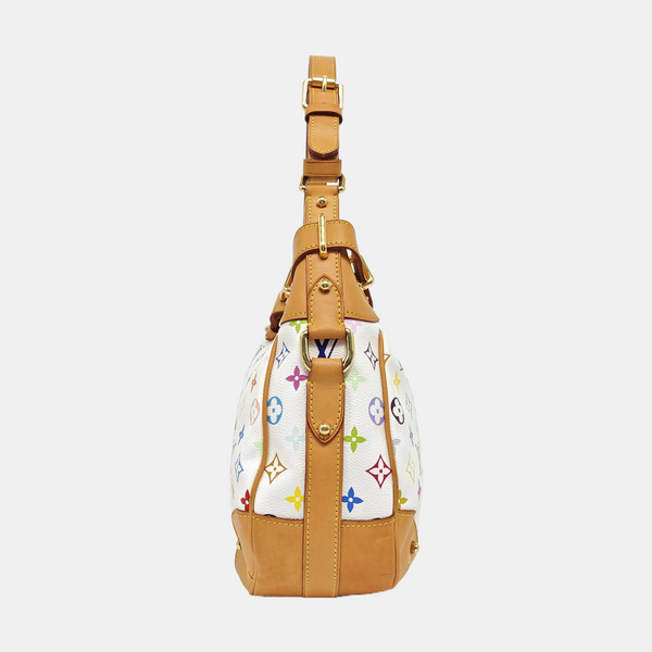 LV × TM GRETA Monogram Coated Canvas White