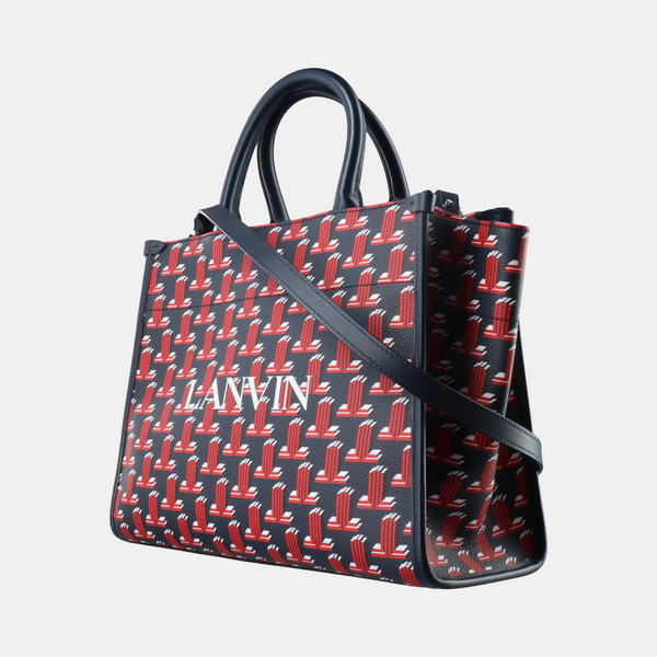 Coated Canvas Tote Bag Black