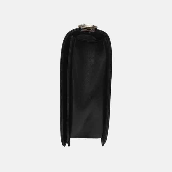 BOY CHANEL Maxi Quilted Lambskin Black