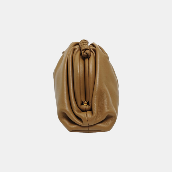 Authenticated pre-owned The Pouch Mini Calfskin Brown - Shoulder Bag at Looply