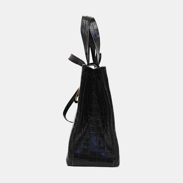 Calfskin Tote Bag Black