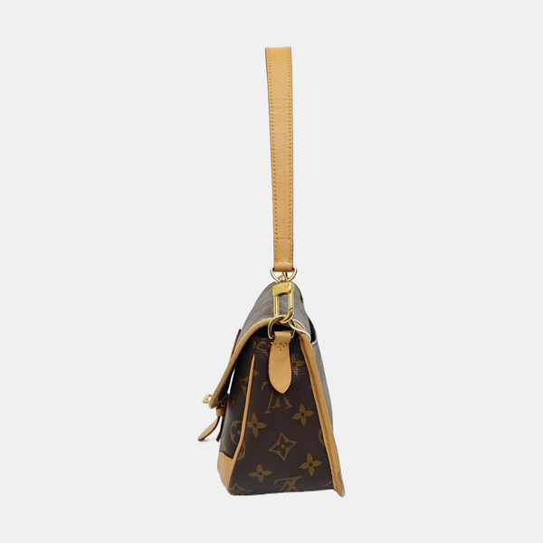 DIANE Monogram Coated Canvas Brown