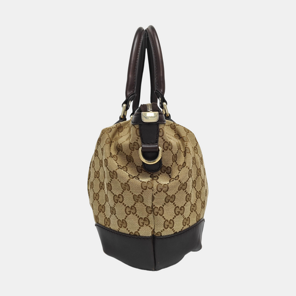 Sukey Monogram Canvas Brown