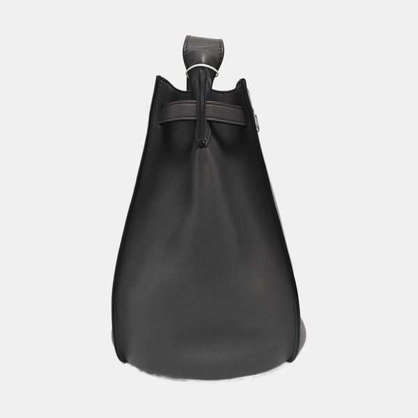 Authenticated pre-owned BIG BAG Calfskin Grey - Bucket Bag at Looply