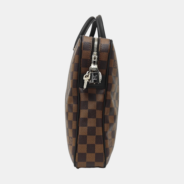 PORTE-DOCUMENTS PM Damier Ebene Coated Canvas Brown