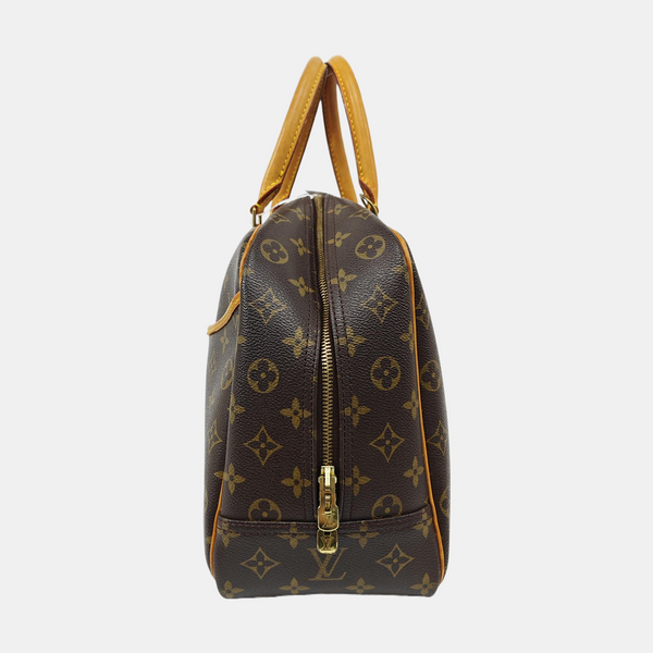 DEAUVILLE Monogram Coated Canvas Brown