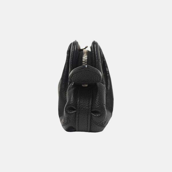 SCALA Mini Monogram Calfskin Black