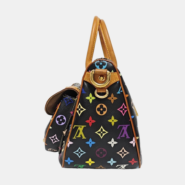 LV × TM RITA Monogram Coated Canvas Black