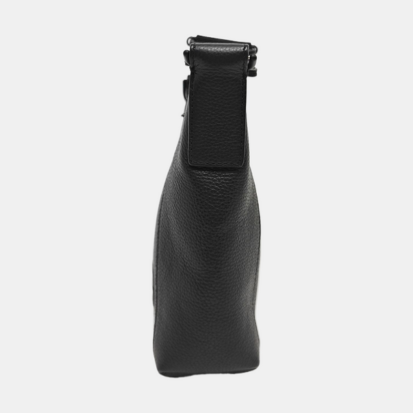Authenticated pre-owned Hourglass Calfskin Black - Shoulder Bag at Looply