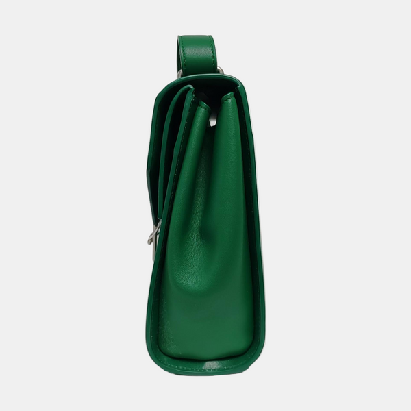 The Clip Calfskin Green