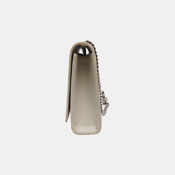 KATE Medium Calfskin White
