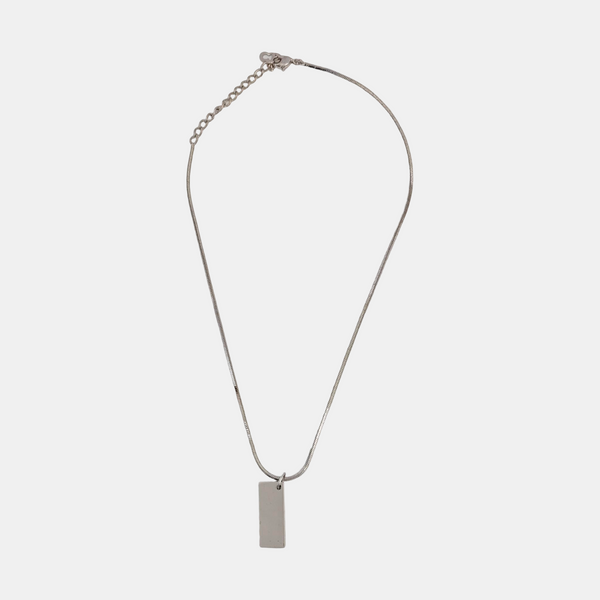 Trotter 2 Metal Silver Necklace