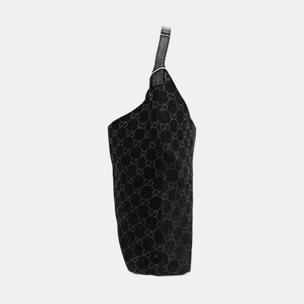 Suede Shoulder Bag Black