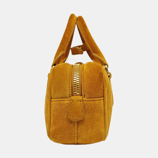 Arcadie Small Suede Yellow