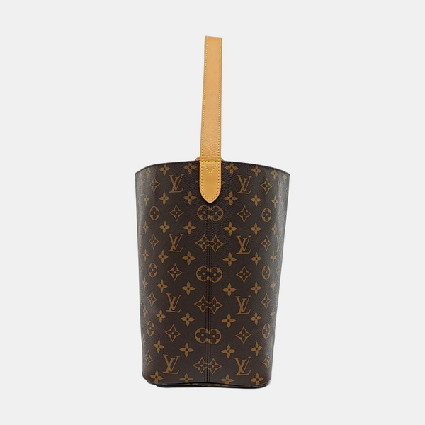 ALL IN GM Monogram Coated Canvas Brown