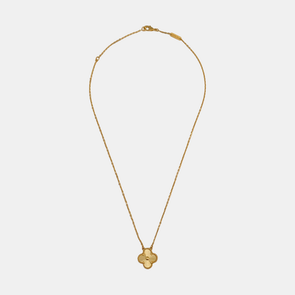 Vintage Alhambra 18k Gold Necklace