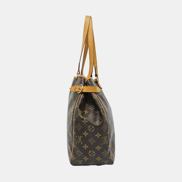 BATIGNOLLES MM Monogram Coated Canvas Brown