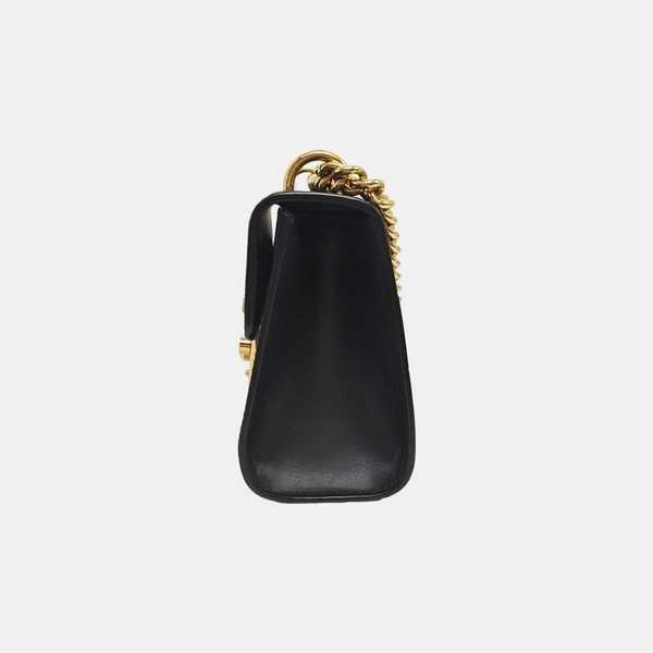 Authenticated pre-owned Padlock Small Monogram Calfskin Black - Shoulder Bag at Looply