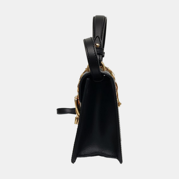 Authenticated pre-owned Sylvie Mini Calfskin Black - Shoulder Bag at Looply
