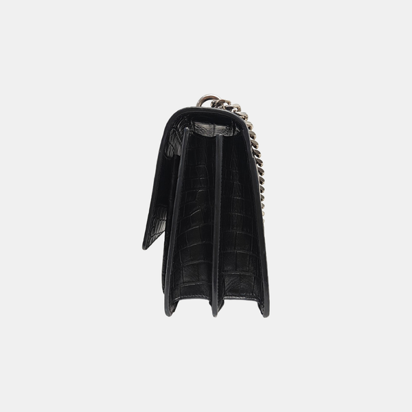 SUNSET Medium Calfskin Black