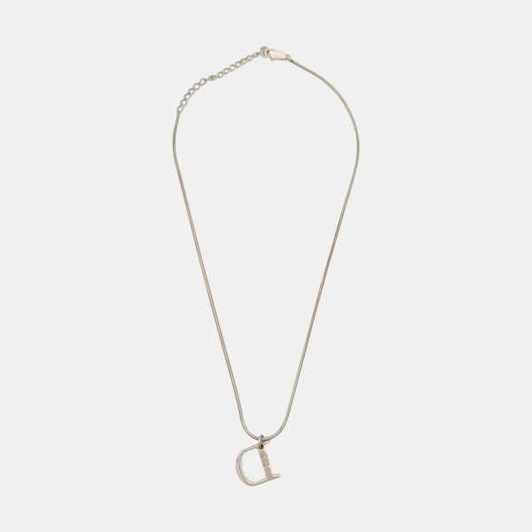 CD Swing Metal Silver Necklace