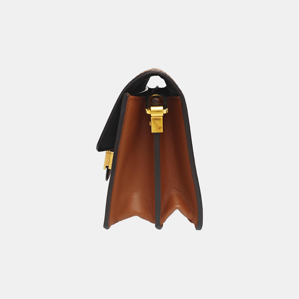 DAUPHINE Mini Monogram Coated Canvas Brown