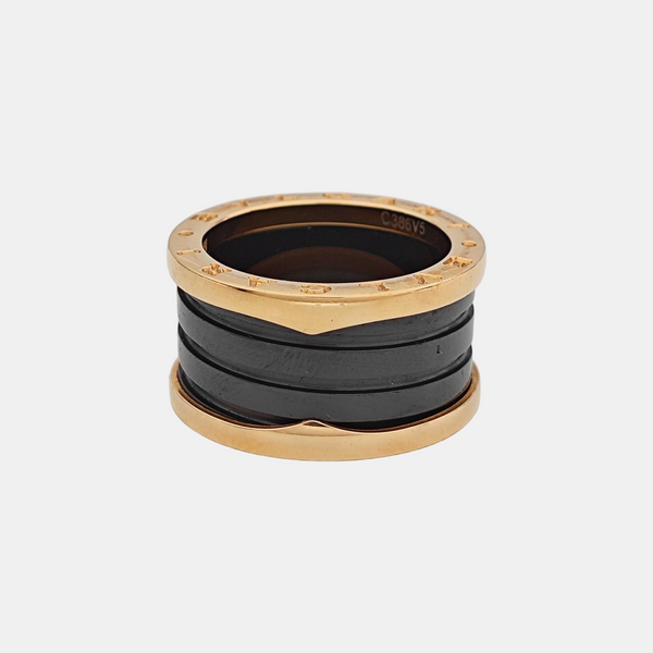 B.ZERO1 18k Rose Gold Ring EU 54