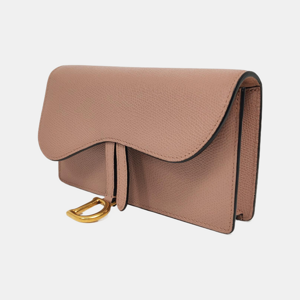 Authenticated pre-owned Saddle Calfskin Pink - Belt Bag at Looply