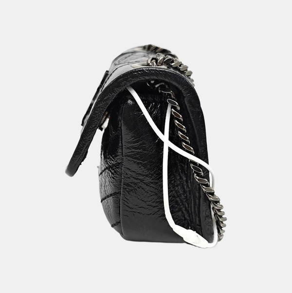 NIKI Chevron Calfskin Black