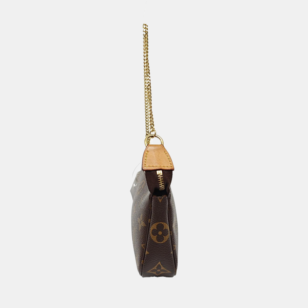 ACCESSOIRES Mini Monogram Coated Canvas Brown