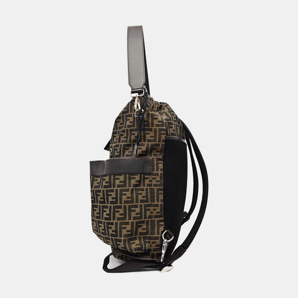 FENDI Strike Large Canvas Brown