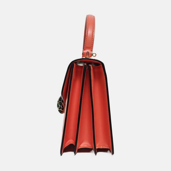 SERPENTI FOREVER Small Calfskin Red