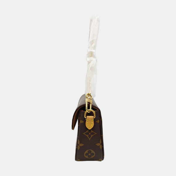 IVY Monogram Coated Canvas Brown