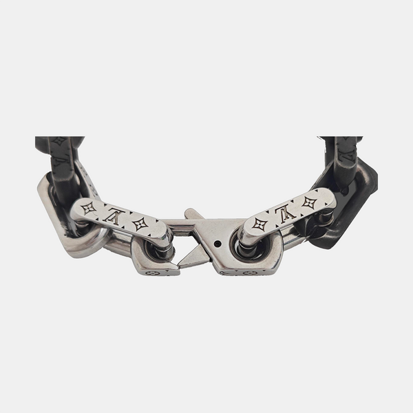 MONOGRAM CHAIN Metal Silver Bracelet