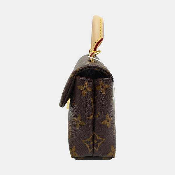 MADELEINE Monogram Coated Canvas Brown