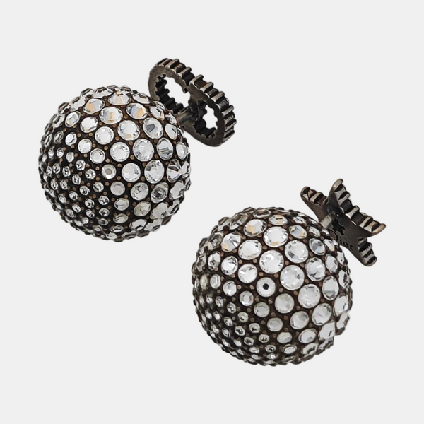 Metal Silver Stud Earrings
