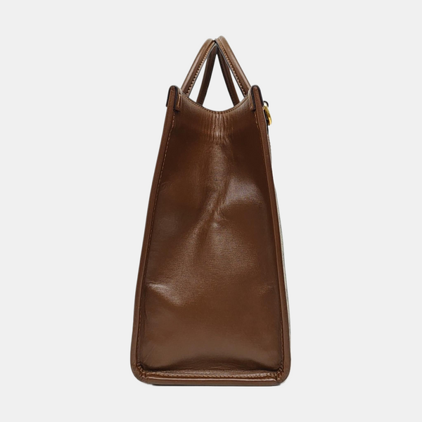 Retro Small Monogram Coated Canvas Brown